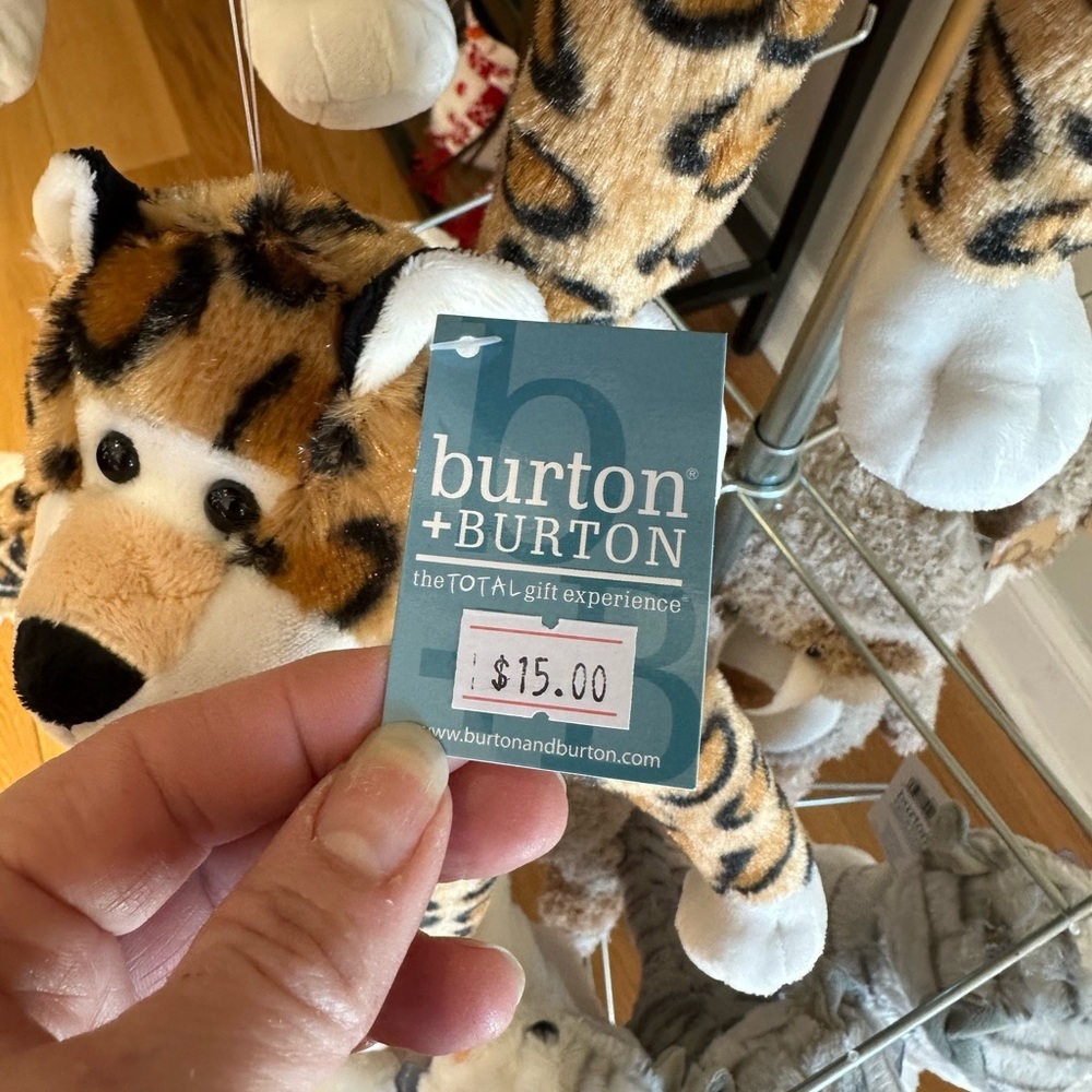 Burton Spotted Leopard Stuffed Animal - Picture 2 of 5